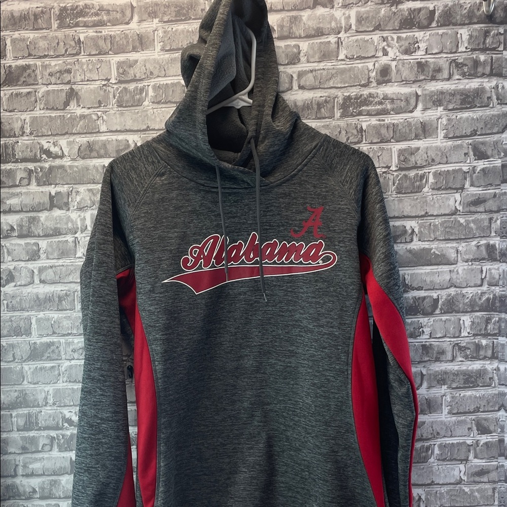 Colosseum Alabama Charcoal and Crimson Hoodie